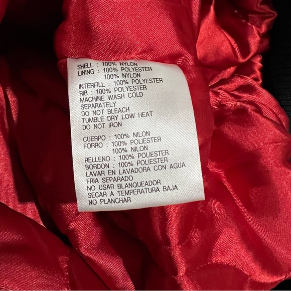 Atlanta Falcons Reebok Red Satin Men’s Bomber Jacket Size 2XL - Picture 7 of 8